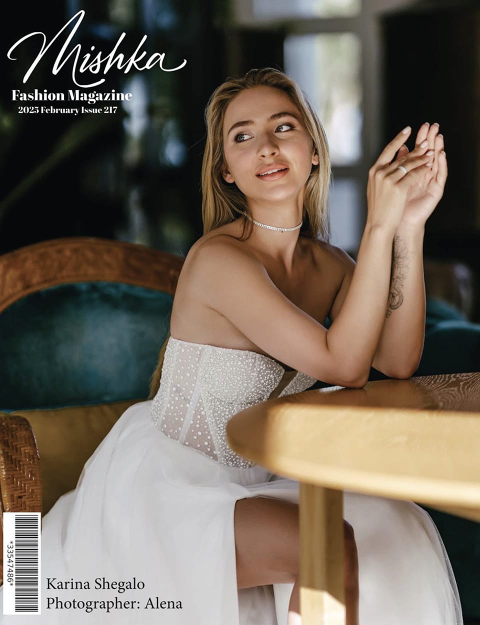 Wedding magazine cover photo